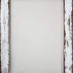 17. Whitewash timber frame